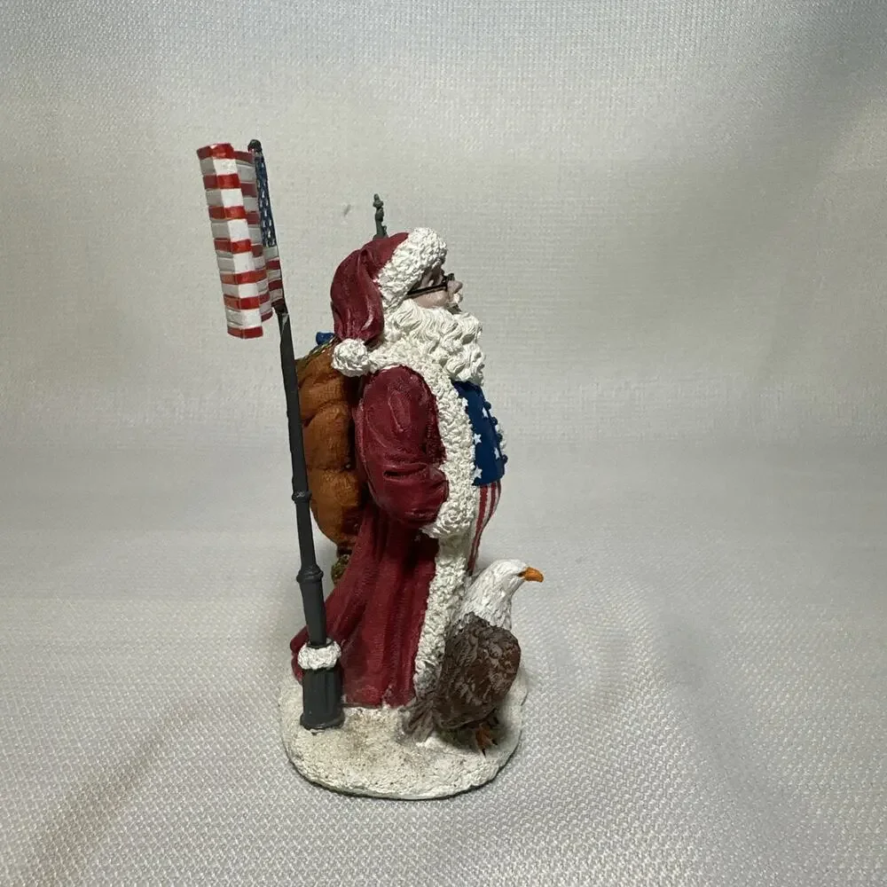 International Santa Claus Collection 5” Patriotic Santa Claus USA 2002